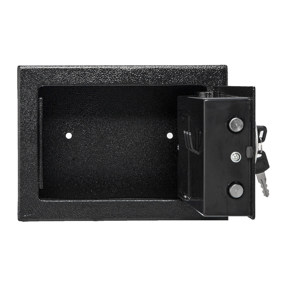 HAOYYE Home Use Electronic Safe Box with Upgraded Digital Keypad Steel Construction Password Lock Fire-Resistant Cabinet for Home Office Hotel Document Jewelry Storage Black