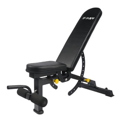 Haoyye Adjustable Strength Training Bench Press for Home Gym Full Body Workout, Foldable Multi-Functional Weight Bench with Backrest and Seat Adjustment for Dumbbell Exercise and Fitness Training