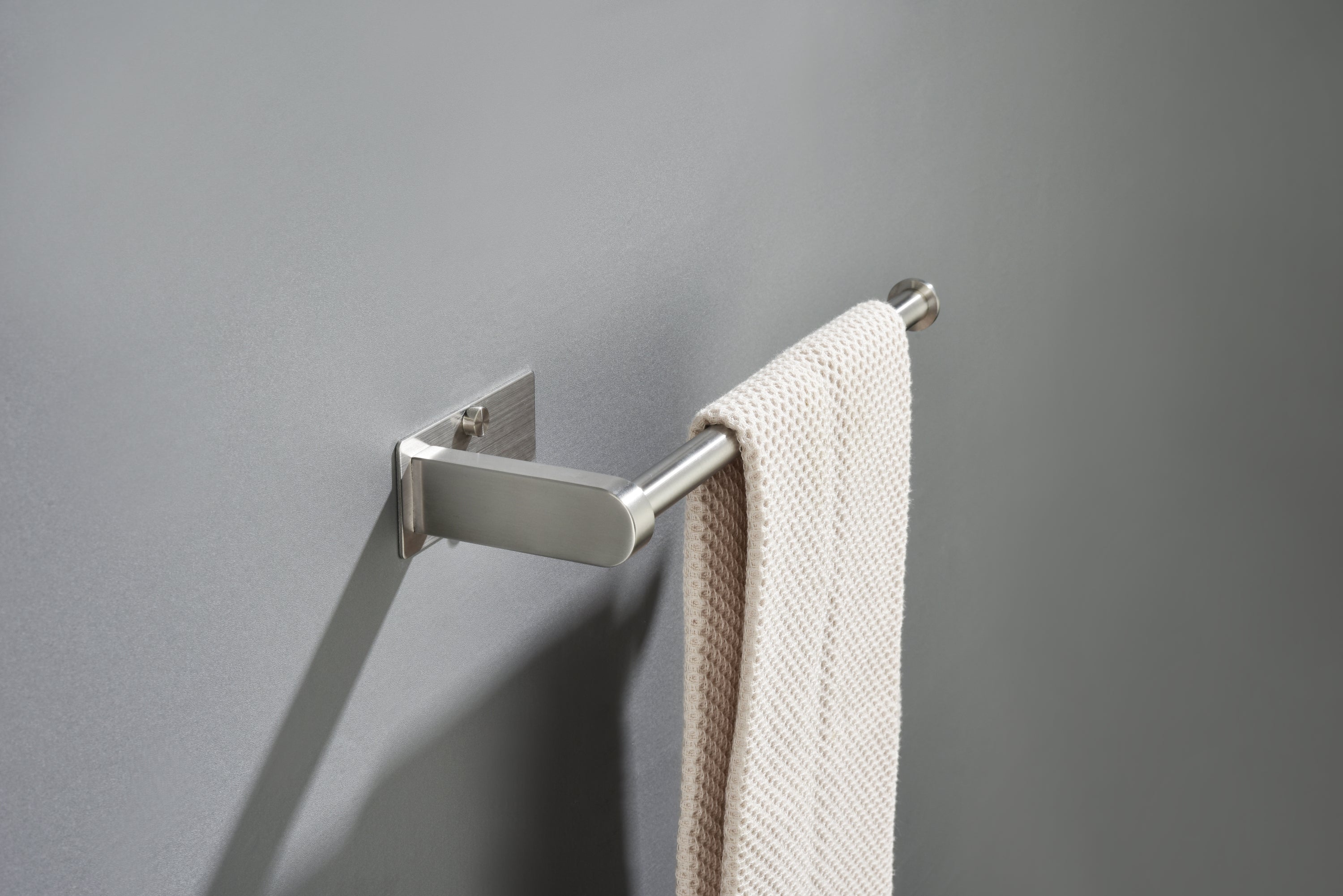 Haoyye Paper Towel Holder 2 Pack, 12 Inch Stainless Steel Under Cabinet Mount with Self-Adhesive or Screws, Space-Saving Paper Towel Rack for Kitchen, Bathroom, or Wall Use, Rustproof and Heavy Duty Towel Bar for Rolls or Wraps