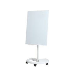 HAOYYE Magnetic Glass Dry Erase Whiteboard With Adjustable Height, Removable Tempered Glass Board, Includes 2 Magnets, 2 Markers, And Eraser, Ideal For Home Office Or Classroom, Sturdy Space-Saving Design
