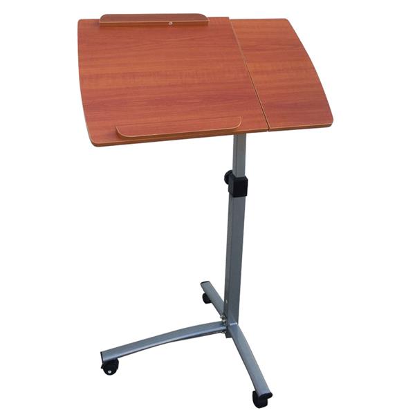 HAOYYE Home Use Multifunctional Lifting Computer Desk Brown Sturdy Design Durable Modern Organizer Space-Saving Storage Solution Practical Stylish for Living Room or Bedroom