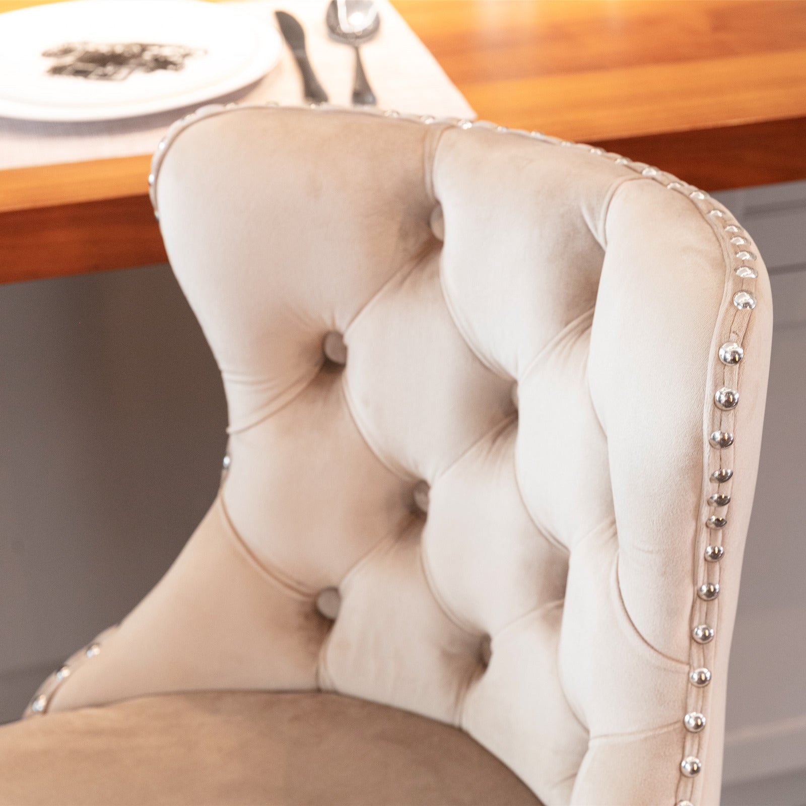 HAOYYE Swivel Velvet Barstools Adjusatble Seat Height from 25-33 Inch