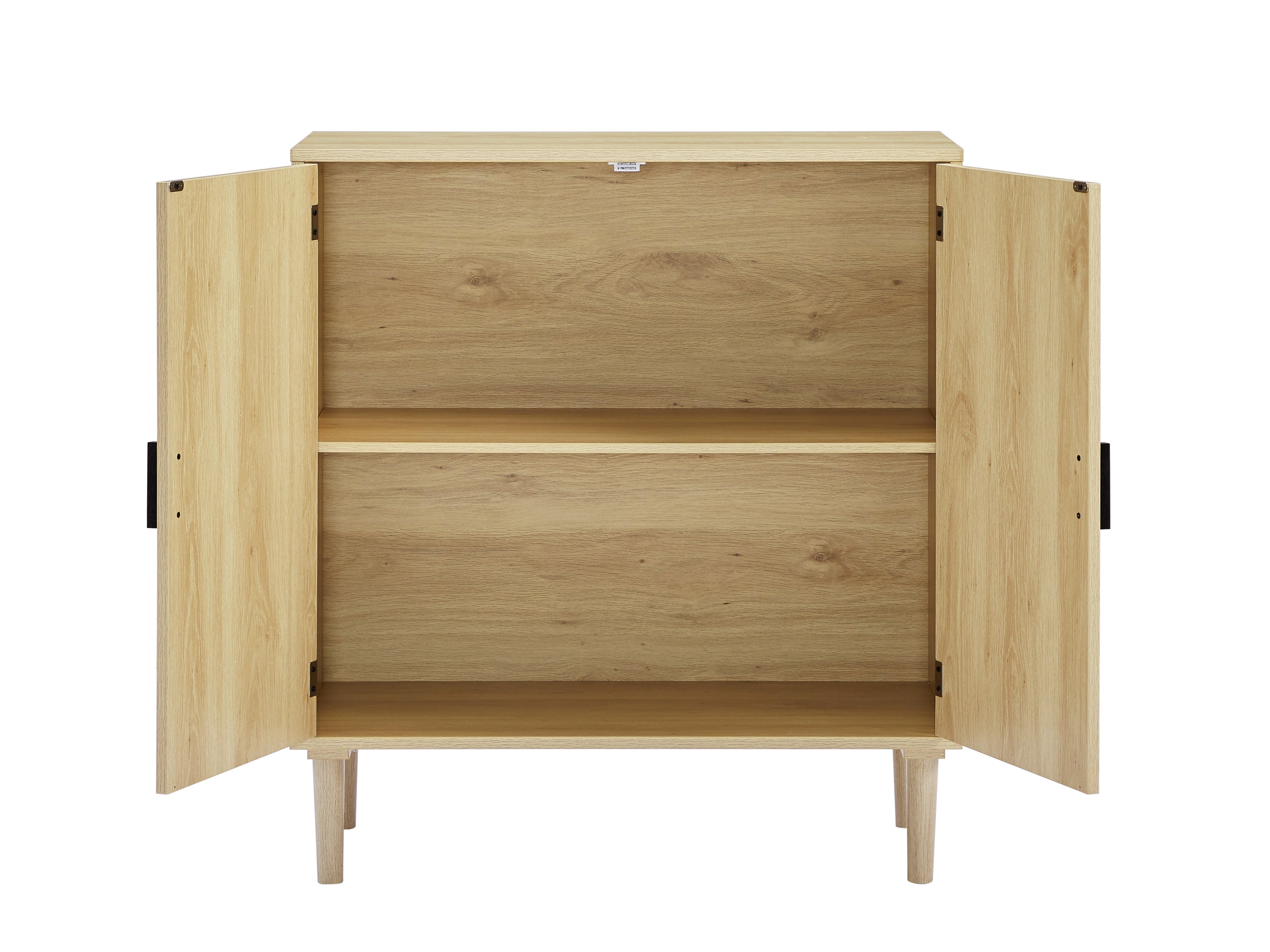 HAOYYE Kitchen storage cabinets with rattan decorative doors, buffets, wine cabinets, dining rooms, hallways, cabinet console tables, Natural, Sturdy Space-Saving Heavy Duty