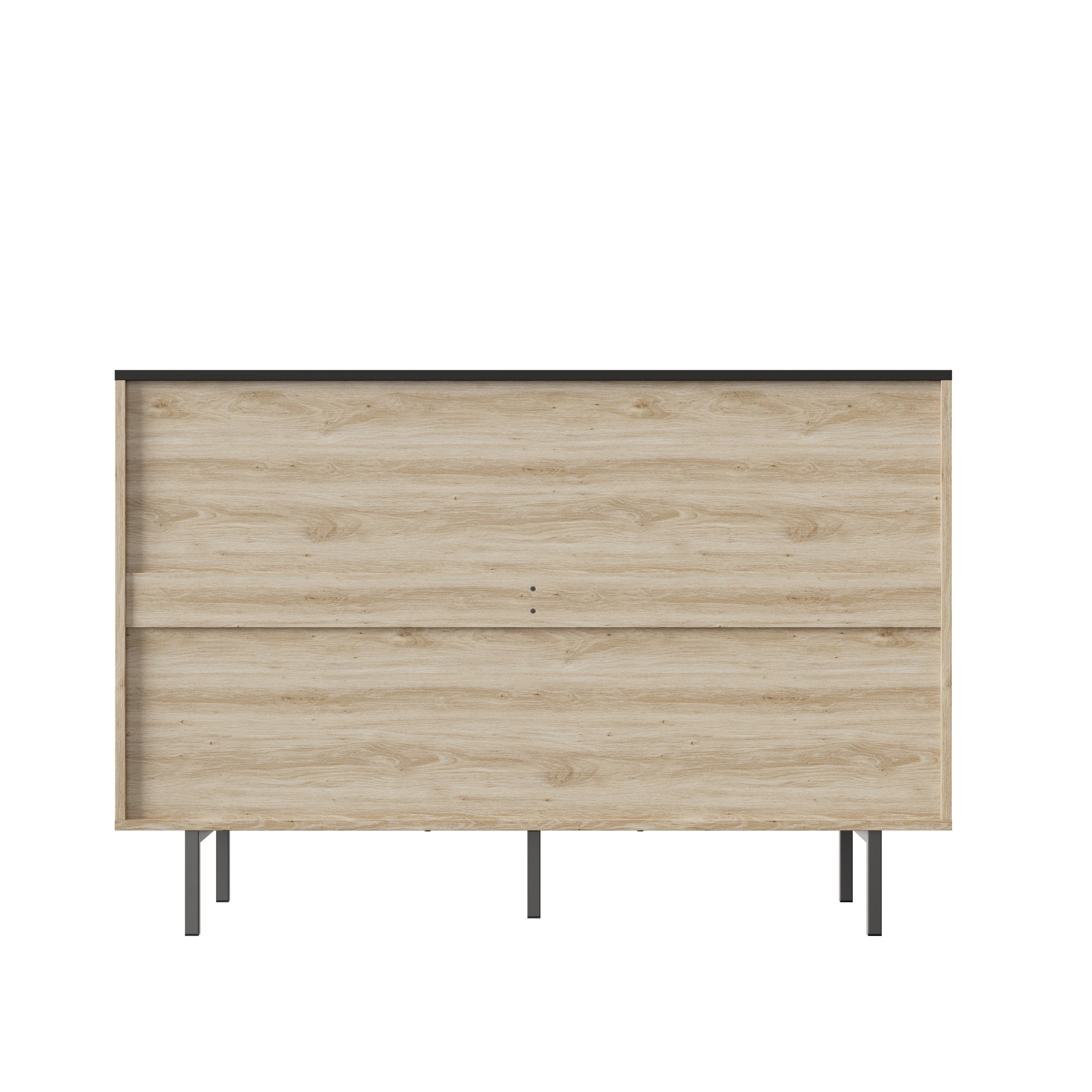 HAOYYE Bedroom Storage Cabinet, Modern Minimalist Six-Drawer Cabinet with Large Capacity, Two-Tone Design, Sturdy Space-Saving Heavy Duty Construction, Ideal for Adults and Dorm Rooms, Easy Assembly