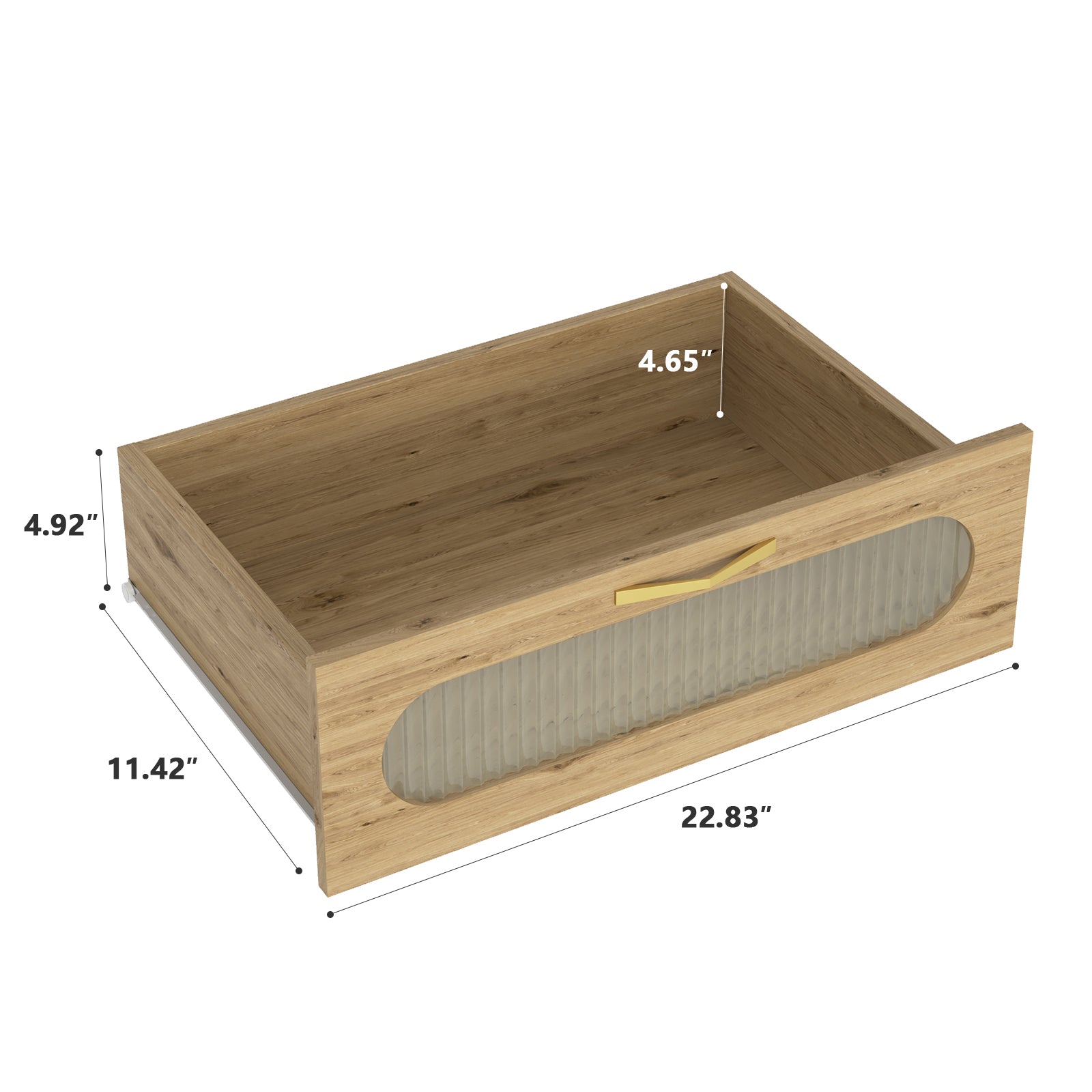 Haoyye Wooden 6 Drawer Cabinet with Extra Wide Drawers, Large Storage Organizer and Modern Chest of Cabinets for Living Room, Hallway or Bedroom, Featuring Sturdy Construction and Timeless Design for Everyday Use
