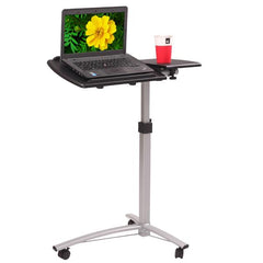 HAOYYE Black Multifunctional Lifting Computer Desk, Sturdy And Durable Design, Modern Space-Saving Storage Solution, Practical And Stylish Home Organizer For Living Room And Bedroom, Adjustable Height Desk For Study, Work, And Compact Home Offices
