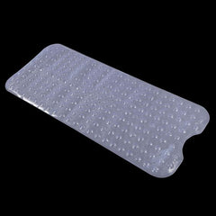 HAOYYE Non-slip Transparent Bathroom Bathtub Mat, Durable and Stylish Bath Mat, Space-saving Design for Home Use, Versatile Bathroom Accessory, Easy-to-clean Material, Comfortable and Modern Bathtub Mat for Safe and Relaxing Showers
