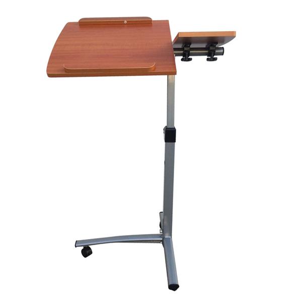 HAOYYE Home Use Multifunctional Lifting Computer Desk Brown Sturdy Design Durable Modern Organizer Space-Saving Storage Solution Practical Stylish for Living Room or Bedroom