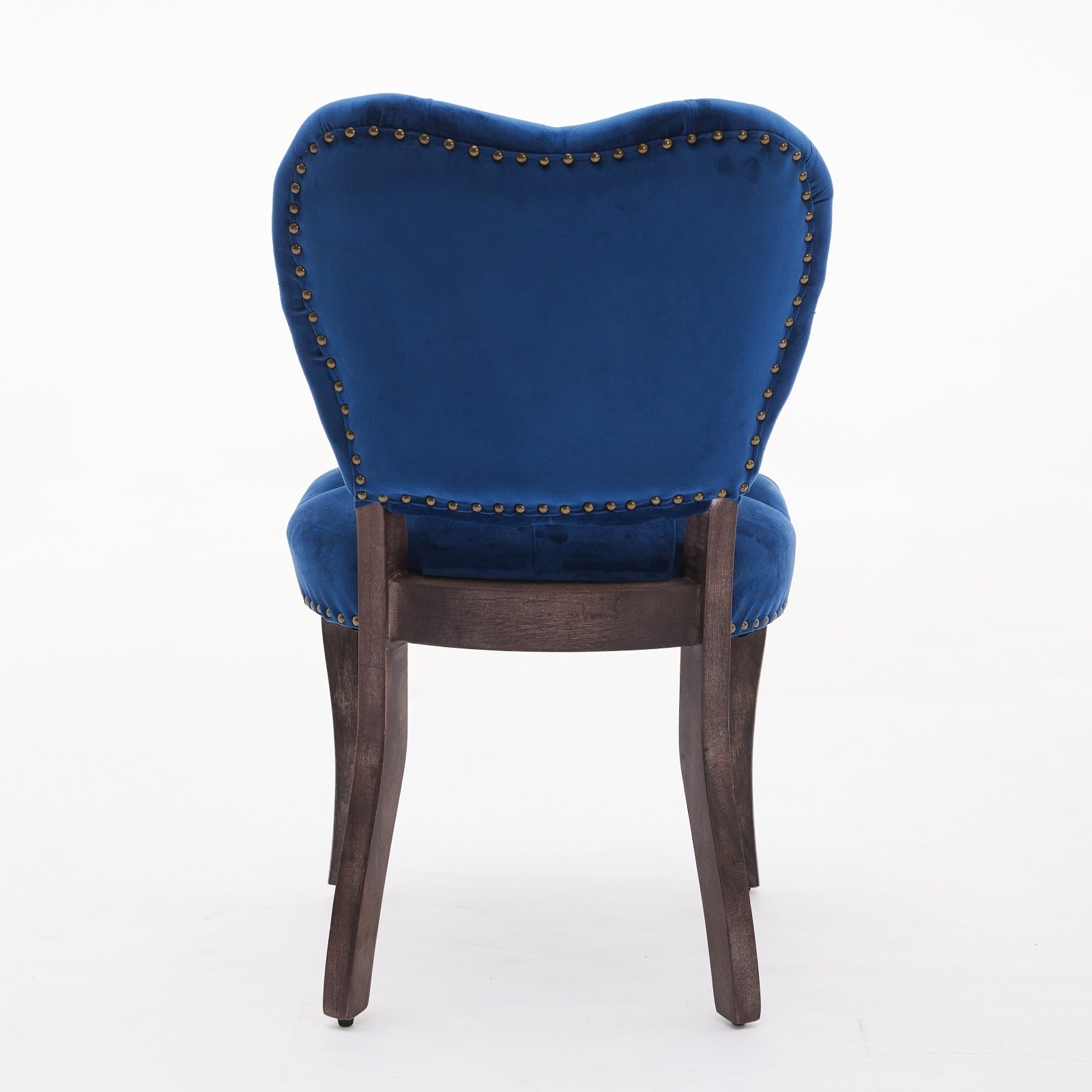 HAOYYE French Vintage Tufted Upholstered Fabric Dining Chair,Set of 2,Blue,SW1869BL Sturdy Space-Saving Heavy Duty Modern Design Easy Assembly Durable Stylish Home Furniture Versatile