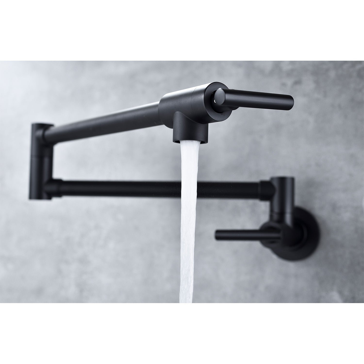 HAOYYE Wall Mount Folding Kitchen Pot Filler Faucet Sturdy Space-Saving Heavy Duty Modern Design Adults Dorm Room Easy Assembly Bedroom Furniture