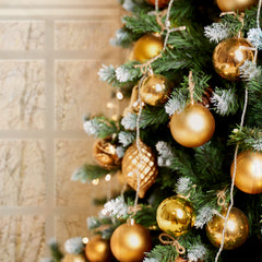 HAOYYE 6ft White PVC Christmas Tree with Iron Stand 812 Branches Lush Full Flocking Pine Durable Easy to Assemble Ideal for Living Room Holiday Decor and Festive Home Celebrations