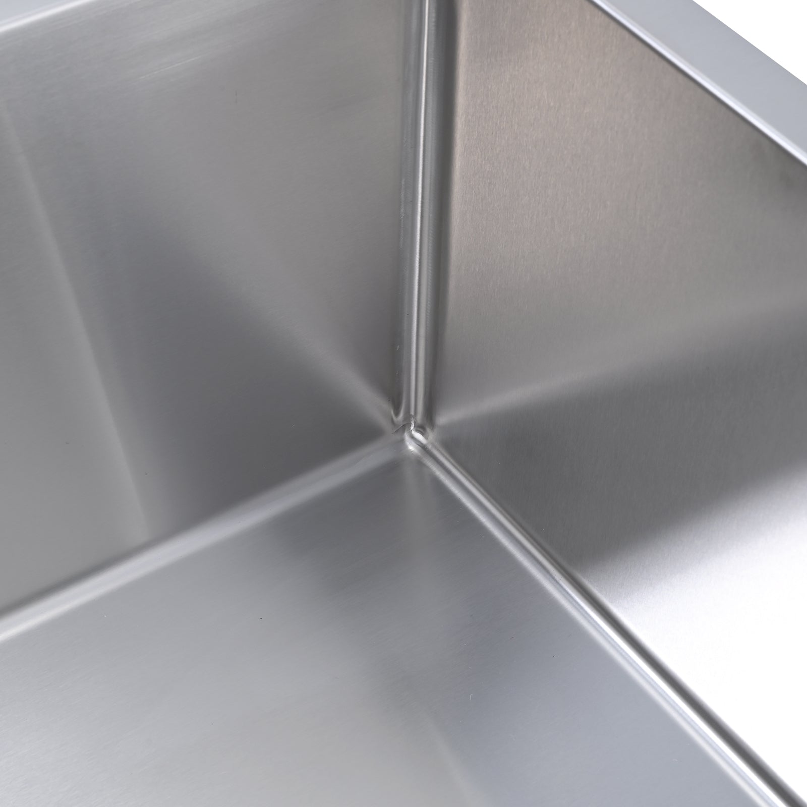 HAOYYE 27" L X 18" W Undermount Single Bowl 16 Gauge 304 Stainless Steel Kitchen Sink (Sink Only) Sturdy Space-Saving Heavy Duty Modern Design Adults Dorm Room Easy Assembly Bedroom Furniture