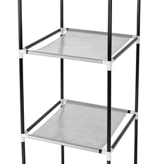 HAOYYE 69" High-Leg Non-Woven Fabric Assembled Cloth Wardrobe, Durable, Space-Saving Organizer with Modern Design, Stylish Look, and Versatile Use, Premium Quality Storage Solution for Bedroom, Living Room, Closet, and Home Essentials.
