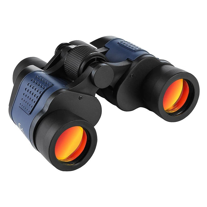 HAOYYE HD 60x60 Powerful Binoculars for Adults High Magnification Optical Telescope with Fixed Zoom LLL Night Vision Compact Design for Hunting Hiking Bird Watching and Outdoor Adventure Use