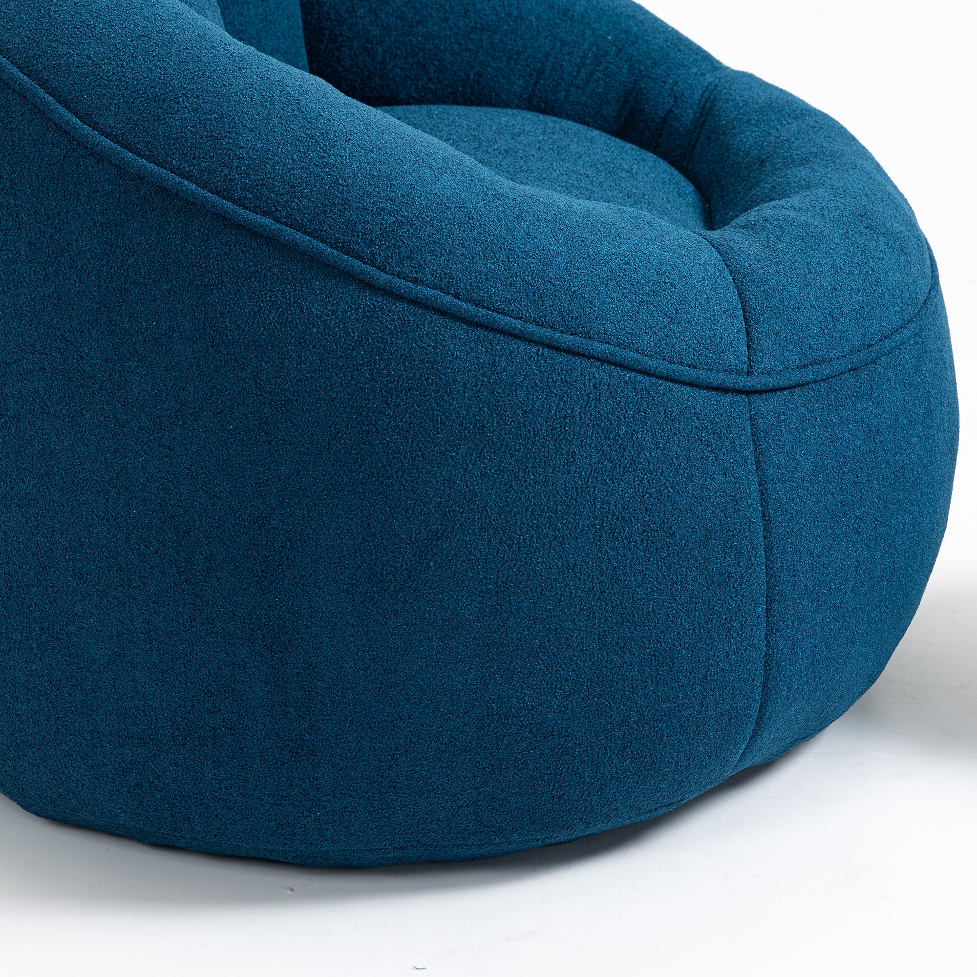 HAOYYE Bedding Bean Bag Sofa Chair High Pressure Foam Bean Bag Chair Adult Material with Padded Foam Padding Compressed Bean Bag With Footrest Sturdy Space-Saving Heavy Duty Modern Design Adults