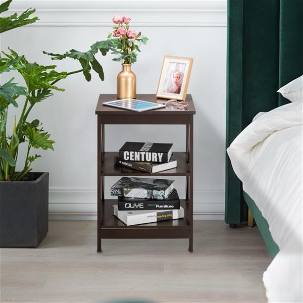 HAOYYE Double Cross Edge Coffee Table, Modern Luxury Home Decor, Soft Cozy Warm Flannel Fleece, Premium Quality Decorative Table, Unique Design, Stylish Living Room Furniture, Comfortable and Functional for Home Use