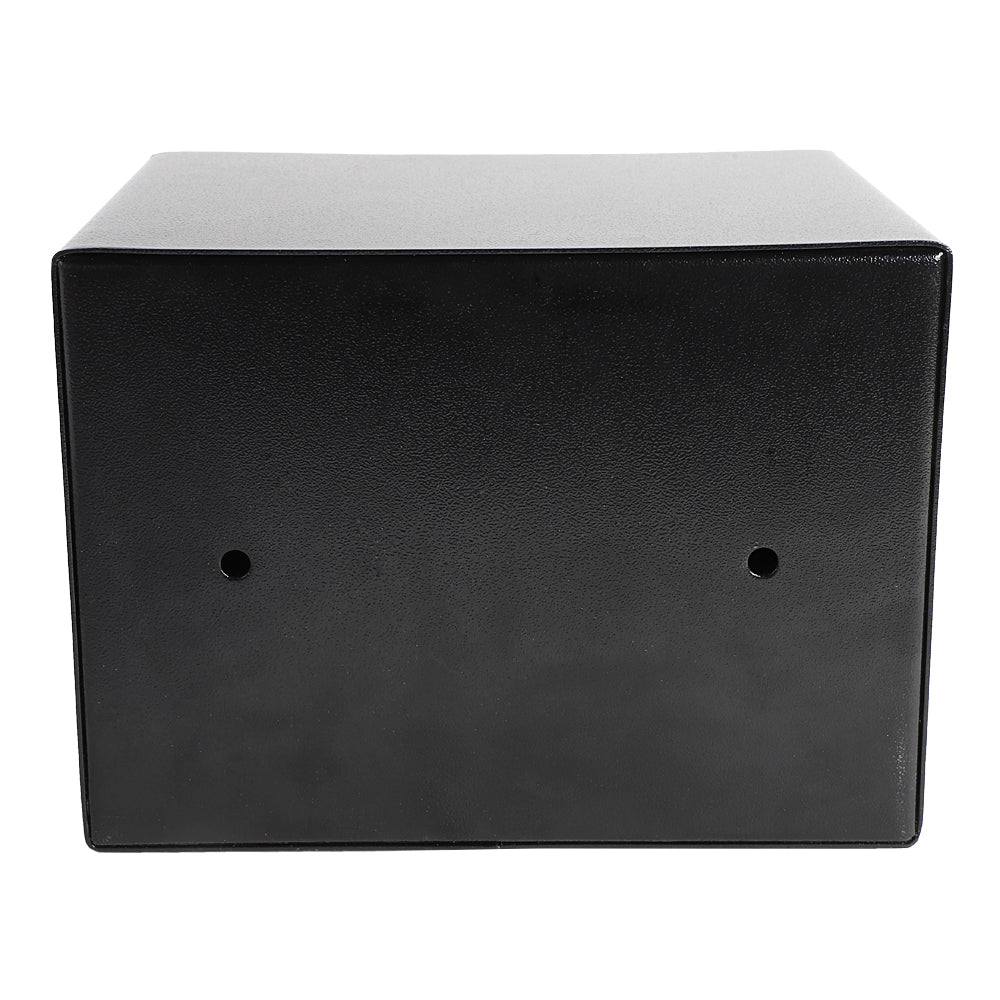 HAOYYE Mini Wall-In Style Electronic Code Steel Safe Box With Metal Construction Secure Lock Black Durable Compact Home And Office Security Case