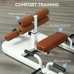 HAOYYE Sissy Squat Machine Multi Functional Squat Assist Equipment for Home Gym Training with Adjustable Pads Foldable Design for Leg Glute Core Strength and Full Body Workout