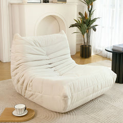 HAOYYE No-Installation Bean Bag Chair Big Beanbag Lounger Foam Chair for Home, Apartment, Living Room or Gaming Venue Durable Comfortable Modern Sofa in a Box with Sturdy Space-Saving Heavy Duty Design