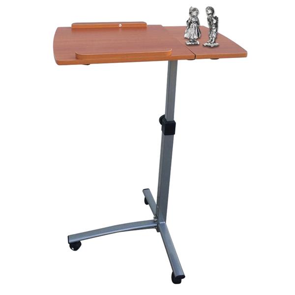 HAOYYE Home Use Multifunctional Lifting Computer Desk Brown Sturdy Design Durable Modern Organizer Space-Saving Storage Solution Practical Stylish for Living Room or Bedroom