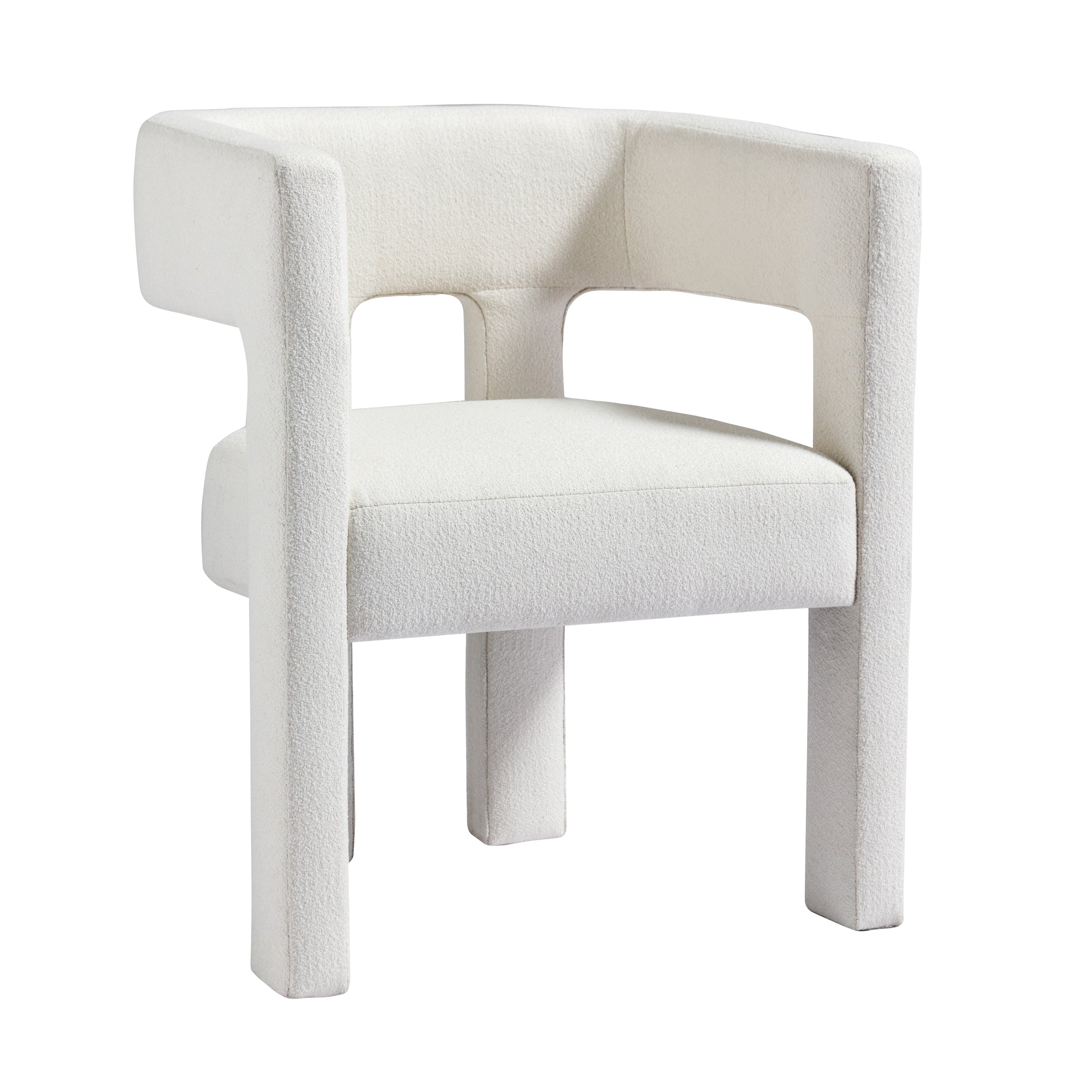 HAOYYE Contemporary Designed Fabric Upholstered Accent Chair Dining Chair for Living Room, Bedroom, Dining Room, Beige Sturdy Space-Saving Heavy Duty Modern Design Adults Dorm Room Easy Assembly