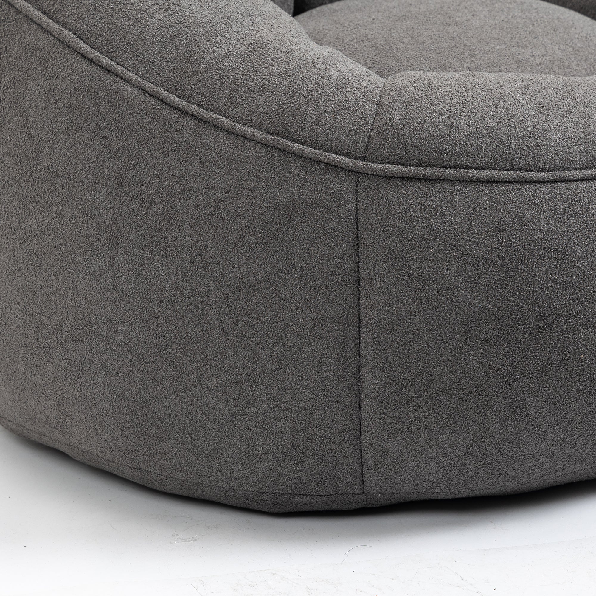 HAOYYE Bedding Bean Bag Sofa Chair with High-Pressure Foam Durable Comfortable Compressed Bean Bag Includes Footrest Sturdy Space-Saving Heavy Duty Modern Design for Adults