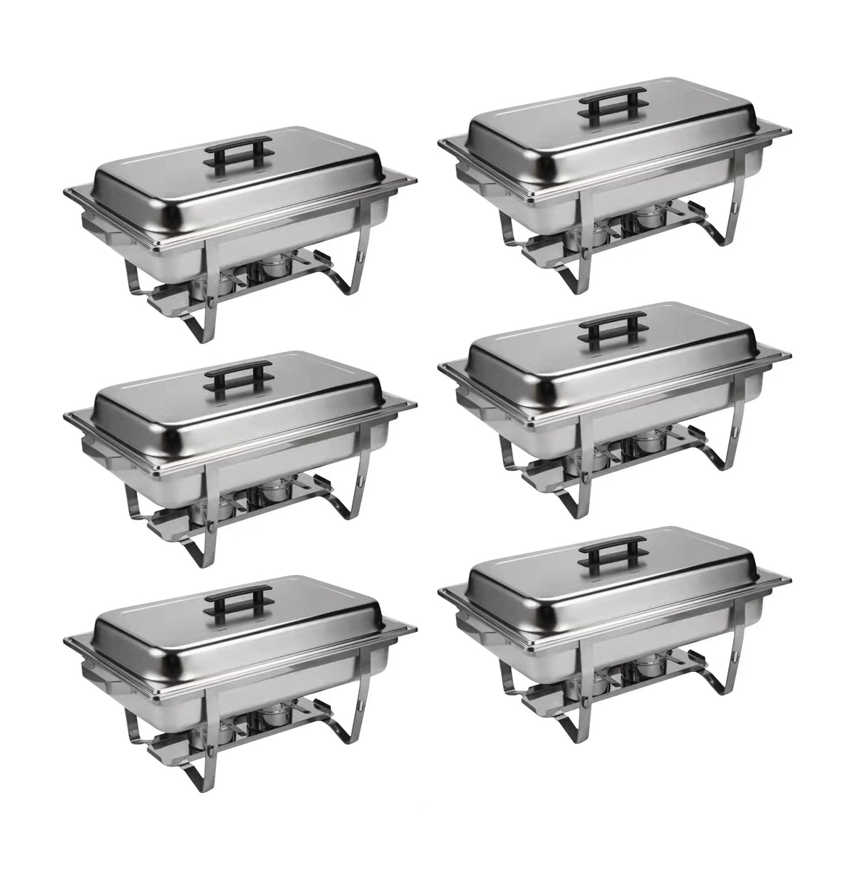 HAOYYE Buffet Catering Dish For Home and Outdoor 6 Pcs/ Sets Sturdy Space-Saving Heavy Duty Modern Design Adults Dorm Room Easy Assembly Bedroom Furniture