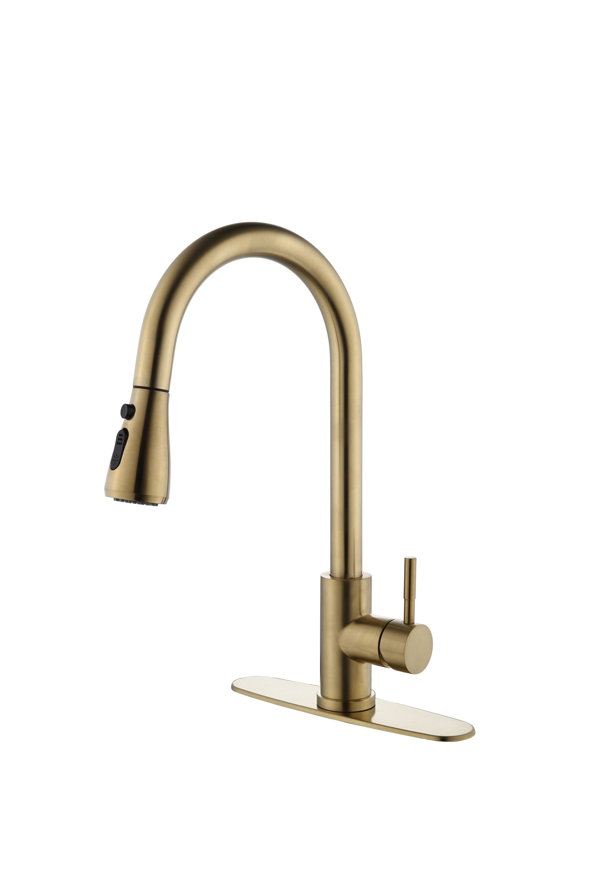 HAOYYE Kitchen Faucet with Pull Out Spraye Sturdy Space-Saving Heavy Duty Modern Design Adults Dorm Room Easy Assembly Bedroom Furniture