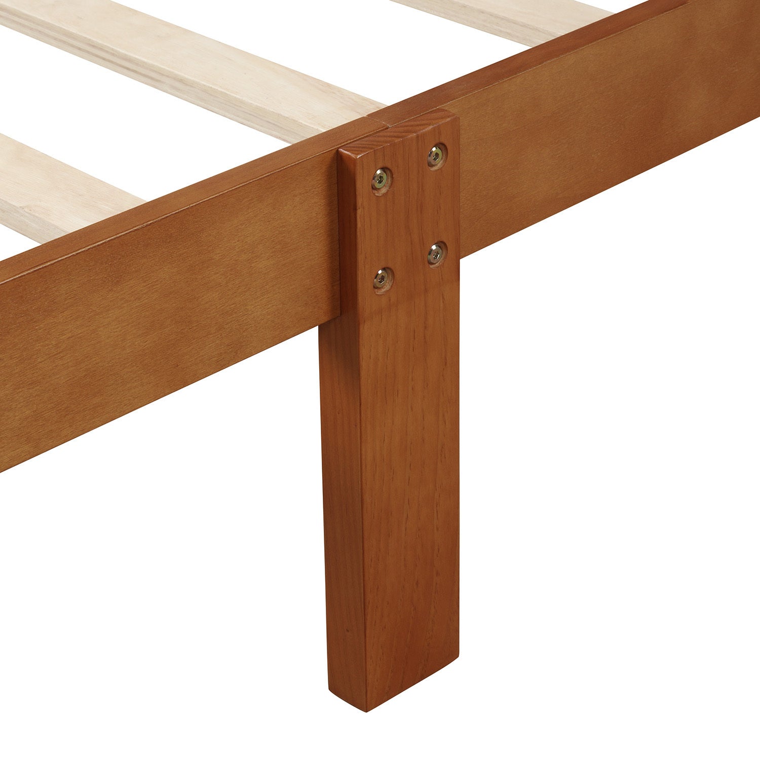 HAOYYE Wood Platform Bed Twin Bed Frame Mattress Foundation Sleigh Bed with Headboard/Footboard/Wood Slat Support Sturdy Space-Saving Heavy Duty Modern Design Easy Assembly Durable Stylish Home Furniture
