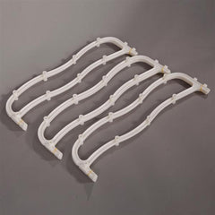 HAOYYE 12 Layers Wall Mounted Shoe Rack White Space Saving Vertical Shoe Organizer for Entryway Closet Bedroom Hallway Durable and Modern Design Easy to Install and Clean Ideal for Home Storage
