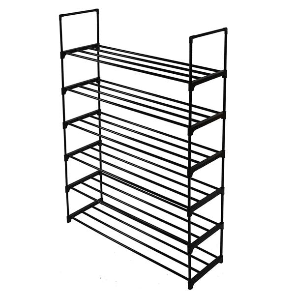 HAOYYE 6-Tier Shoe Rack Shoe Tower Shelf Storage Organizer, Durable Space-Saving Solution for Bedroom, Entryway, Hallway, and Closet, Versatile Use, Modern Design, Premium Quality for Organizing and Decluttering Shoes in Any Space.
