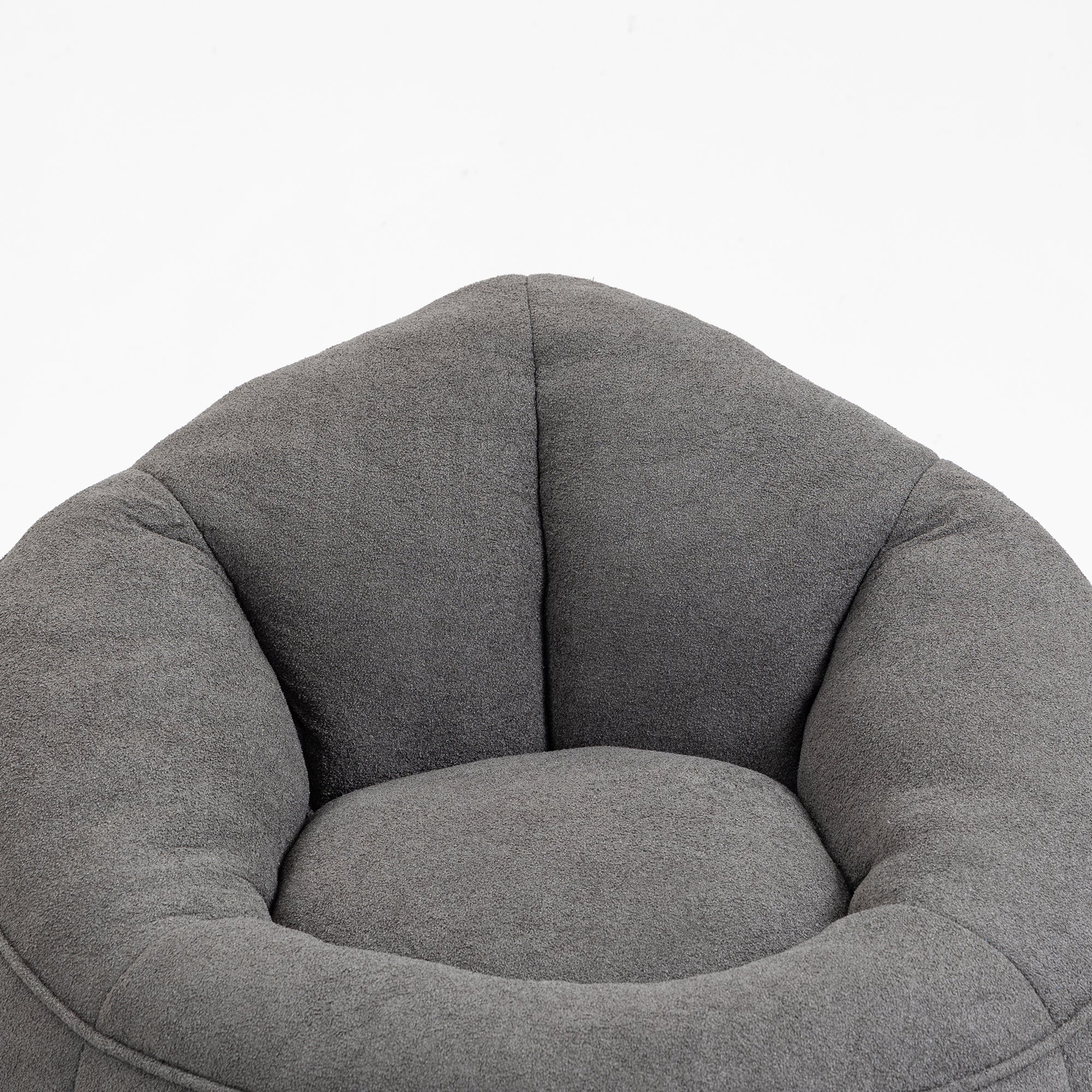 HAOYYE Bedding Bean Bag Sofa Chair with High-Pressure Foam Durable Comfortable Compressed Bean Bag Includes Footrest Sturdy Space-Saving Heavy Duty Modern Design for Adults