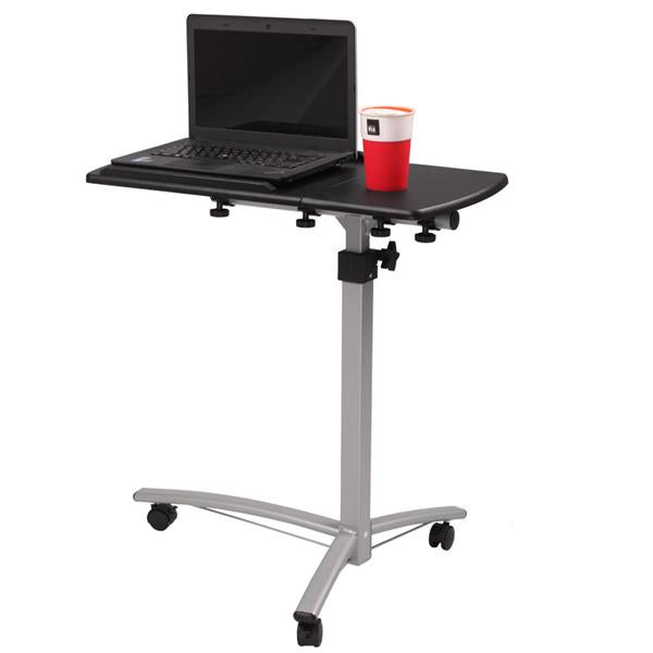 HAOYYE Black Multifunctional Lifting Computer Desk, Sturdy And Durable Design, Modern Space-Saving Storage Solution, Practical And Stylish Home Organizer For Living Room And Bedroom, Adjustable Height Desk For Study, Work, And Compact Home Offices