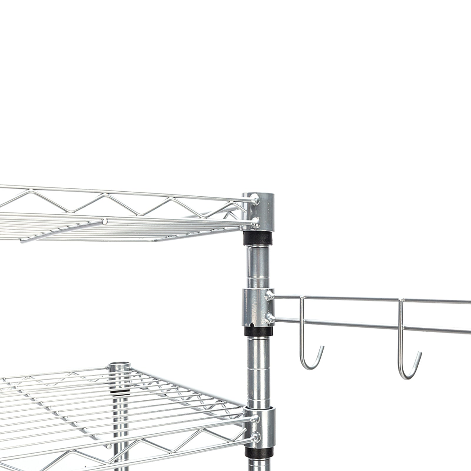 HAOYYE 4-Tier Kitchen Bakers Rack Microwave Oven Stand, Sturdy Carbon Steel Storage Cart With Mesh Shelves, Durable Multifunctional Organizer, Space-Saving Modern Home Storage Solution For Kitchens, Pantries, And Workstations, Practical And Stylish Design