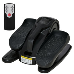 Haoyye Powered Foot Pedal Exerciser, Seated Under Desk Bike Elliptical Machine with Adjustable Speed, Remote & LCD Display for Home & Office, Mini Rehabilitation Bike