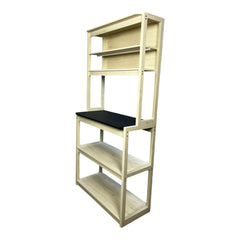 Haoyye 5-Tier Bakers Rack with Storage, Kitchen Shelving Unit for Coffee Bar, Microwave Stand, and Pantry Organization, Modern Freestanding Utility Rack for Home or Dorm Use, Durable Space-Saving Design, Easy Assembly and Multi-Purpose Functionality