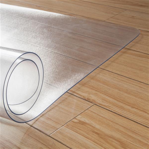 HAOYYE PVC Chair Mat, Rectangular Floor Protector, Durable Space-Saving Solution for Office and Home, Premium Quality, Non-Slip Design for Hardwood, Carpet, and Tile Floors, Stylish and Functional Protection.
