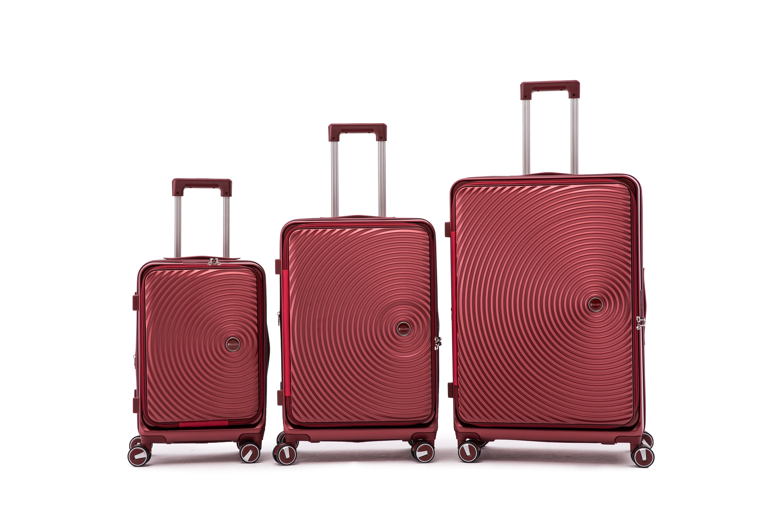 HAOYYE Luggage Sets 3 Piece(20/24/28), Expandable Carry On Luggage with TSA Lock Airline Approved, 100% PC Hard Shell and Lightweight Suitcase with Front Pocket and Spinner Wheels Sturdy Space-Saving