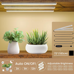 HAOYYE 9-Tier Plant Stand With Grow Lights Indoor 59 Inch Tall Leaf Shaped Metal Plant Shelf Adjustable Full Spectrum Lighting For Indoor Plants Home Office Patio Gardening