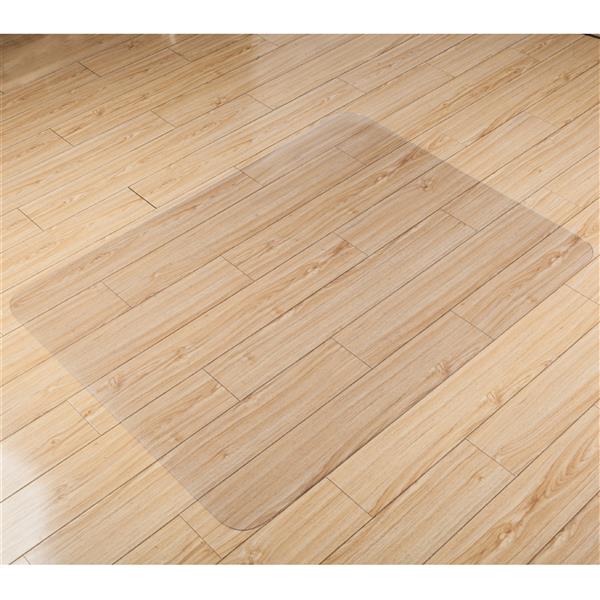 HAOYYE PVC Chair Mat, Rectangular Floor Protector, Durable Space-Saving Solution for Office and Home, Premium Quality, Non-Slip Design for Hardwood, Carpet, and Tile Floors, Stylish and Functional Protection.