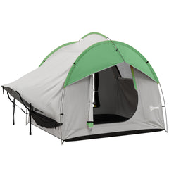 HAOYYE 7.84 x 6.89 ft SUV Tent Waterproof Tailgate Tent for 5-6 Person Outdoor Travel, Portable Truck Camping Tent with Mesh Window, 3 Doors, Easy Setup for Hatchback SUV Minivan
