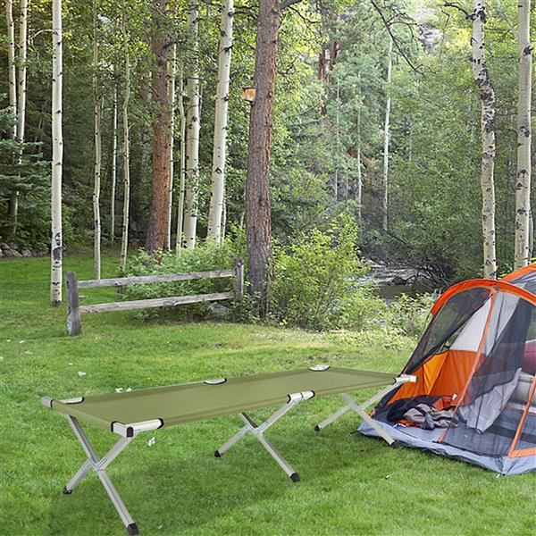 HAOYYE Portable Folding Camping Cot with Carrying Bag,  Lightweight and Durable Folding Bed for Outdoor Camping, Hiking, Travel, and Relaxation