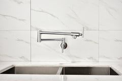 HAOYYE Pot Filler Faucet Wall Mount Sturdy Space-Saving Heavy Duty Modern Design Adults Dorm Room Easy Assembly Bedroom Furniture