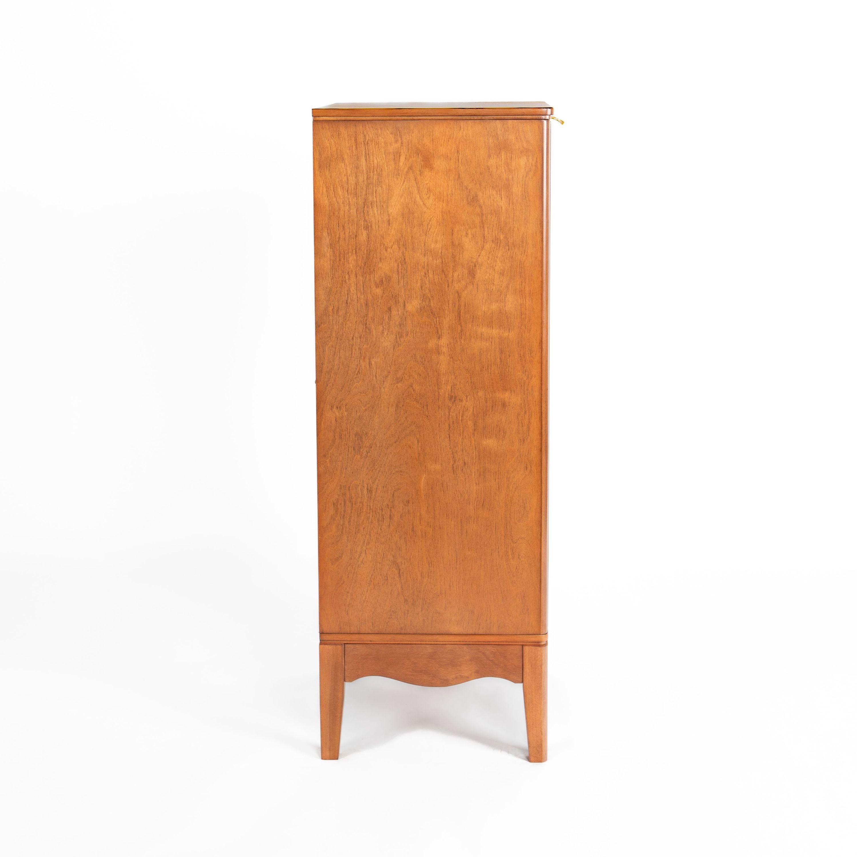 HAOYYE Modern Bathroom Floor Cabinet And Linen Cabinet With Adjustable Shelves And Antique Brass Finish, Sturdy Heavy Duty Storage For Home, Dorm And Bedroom, Versatile Design And Easy Assembly