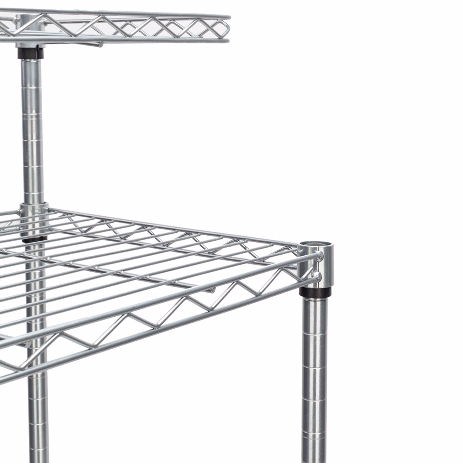 HAOYYE 4-Layer Adjustable Kitchen Bakers Rack, Durable Microwave Oven Stand, Sturdy Multifunctional Organizer, Modern Space-Saving Home Storage Cart With Shelves For Pantry, Workstation, And Utility Use, Practical And Stylish Organization Solution