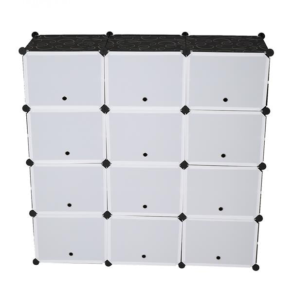 HAOYYE 4-Tier Portable Shoe Rack, Black Sturdy Design, Durable Multifunctional Organizer, Space-Saving Storage Cabinet For Heels, Boots, And Slippers, Expandable 48-Pair Shoe Tower, Modern Home Organizer For Closet, Entryway, Or Living Room