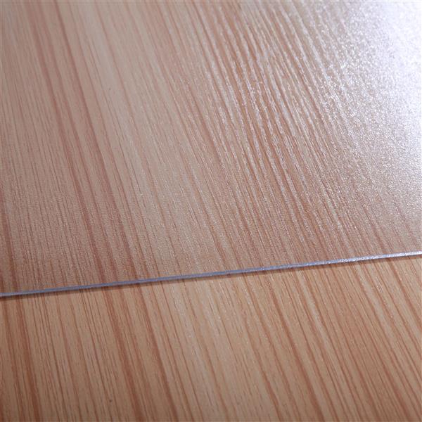 HAOYYE Durable PVC Chairmat with Matte Finish, Protective Floor Mat for Home and Office Use, Rectangular Design, Slip-Resistant and Scratch-Resistant Surface, Premium Quality Floor Protection Solution, Versatile and Space-Saving Accessory