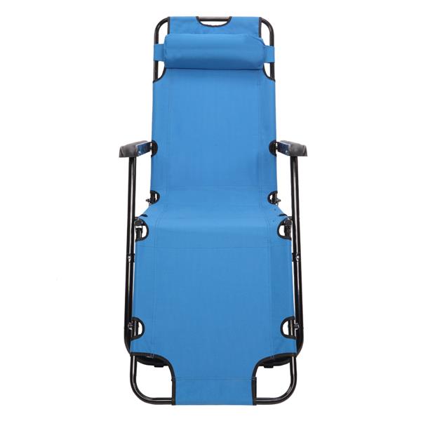 HAOYYE Portable Dual-Purpose Extendable Folding Reclining Chair, Blue – Premium Steel Tube and Oxford Fabric, Comfortable and Durable Lounge Chair for Outdoor Use, Adjustable Reclining Chair, Easy to Carry, Space-Saving Design for Camping, Patio