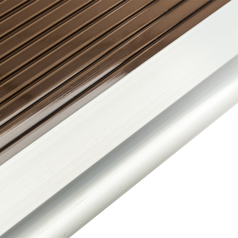 HAOYYE Household Application Door and Window Rain Cover Eaves Canopy With Brown Polycarbonate Board and Black Aluminum Bracket, Durable, Easy to Install, Suitable for Protecting Your Home From Rain and Sun, for Outdoor Use