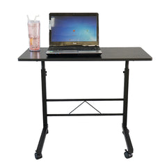 HAOYYE Black Side Table, Durable P2 15MM Chipboard And Steel, Removable Sturdy Multifunctional Organizer, Modern Space-Saving Storage Solution For Living Room Bedroom Office, Practical And Stylish Home Furniture, Adjustable Height, Versatile Table Design